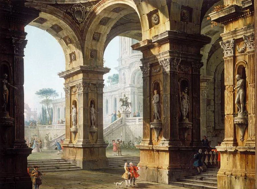 Capriccio con figure - Fitzwilliam Museum, Cambridge